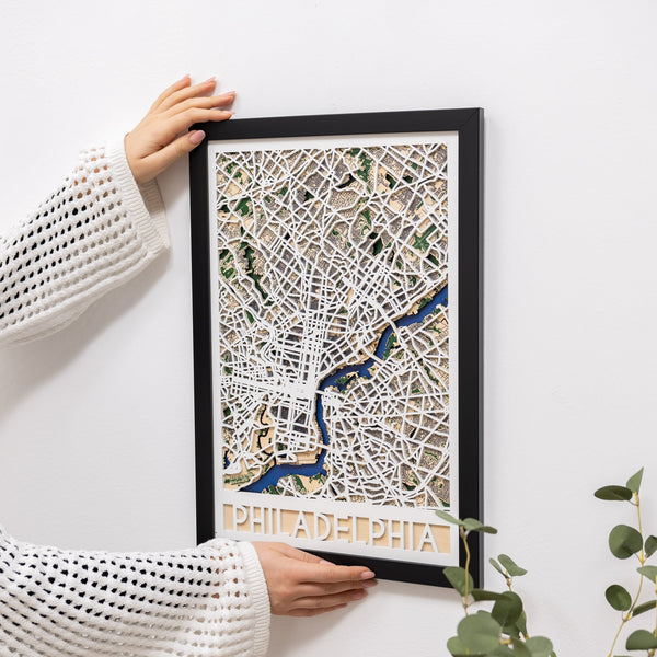 3D City Map Philadelphia