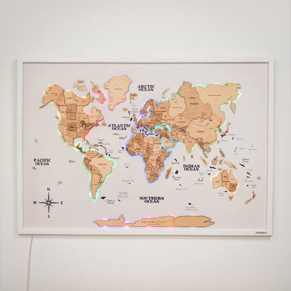 Map on Board LED 2.0 Gold